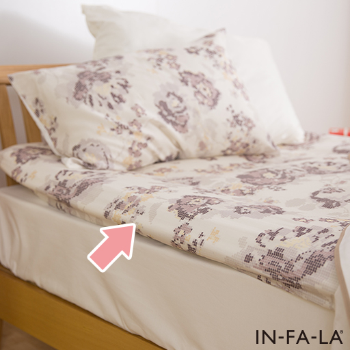 IN-FA-LA®北欧デザイン 高密度生地使用防ダニ敷布団カバー(OVERTIME) - セシール