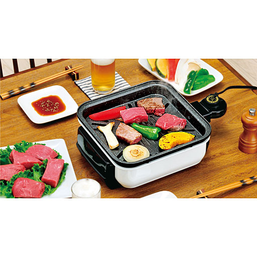 だんだん割り コンパクトグリル - セシール