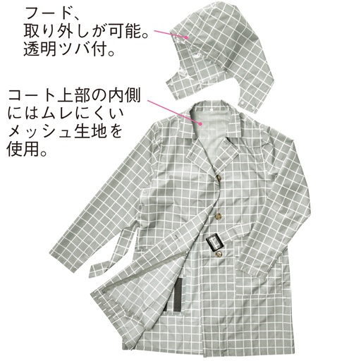 防水サイクルレインコート