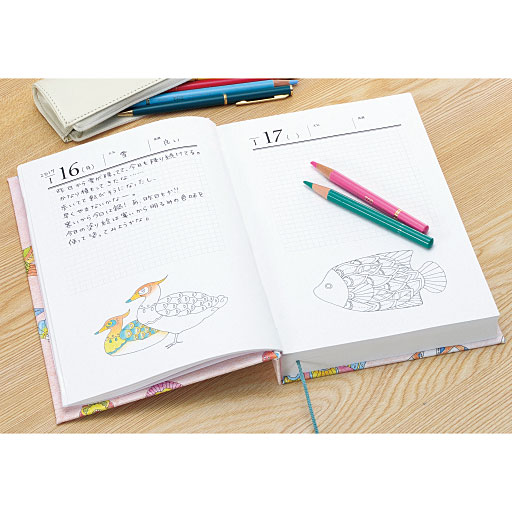 毎日ぬり絵日記