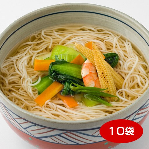 生姜スープの即席手延べにゅうめん (10食セット) - セシール