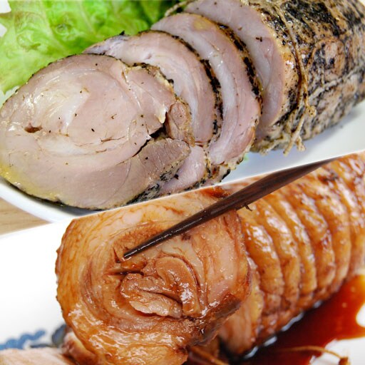 くるくる煮豚&さぬき藻塩豚ロール(ブロック) - セシール