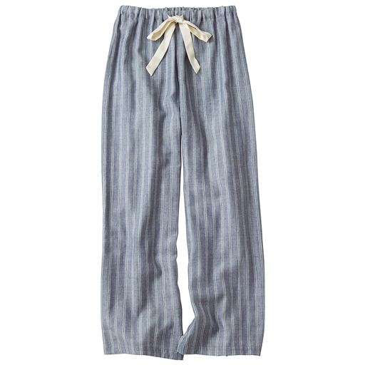 ダブルガーゼワイドパンツ 綿100 セシール Cecile ダブルガーゼワイドパンツ 綿100 セシール Cecile