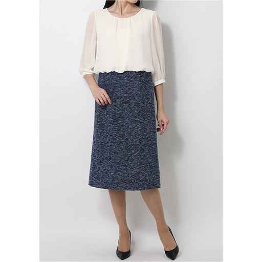 アンサンブルスーツ ジャケット ワンピース セシール Cecile