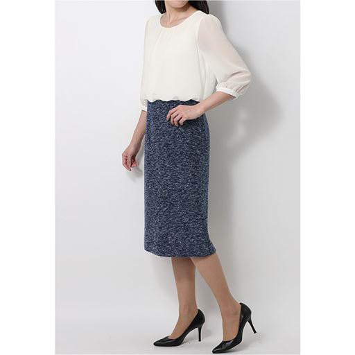 アンサンブルスーツ ジャケット ワンピース セシール Cecile