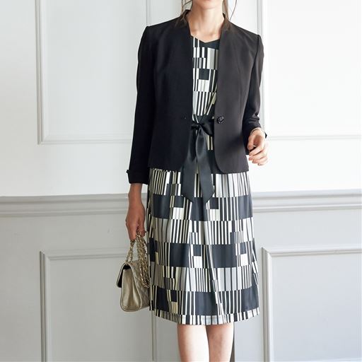 アンサンブルスーツ ジャケット ワンピース フォーマル 卒業式 入学式 セシール Cecile アンサンブルスーツ ジャケット ワンピース フォーマル 卒業式 入学式 セシール Cecile