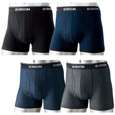 BOBSON&reg; ボクサーブリーフ(色違い2枚組・前開き)