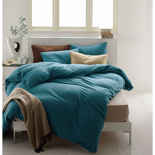 コーディネートイメージ(ミディアムグレー)<br>※商品はボックスシーツです。