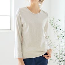 型崩れしにくいSZTシャツ 長袖(綿100%)