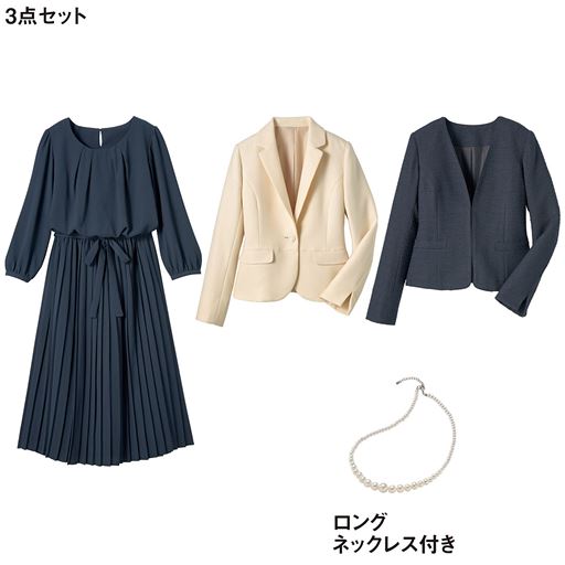 セレモニースーツ3点セット ネックレス付き フォーマル 卒業式 入学式 セシール Cecile セレモニースーツ3点セット ネックレス付き フォーマル 卒業式 入学式 セシール Cecile