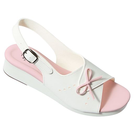 O脚修正リボンサンダル ナースサンダル セシール Cecile