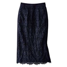 おすすめレース スカート ネイビー 通販 セシール Cecile おすすめレース スカート ネイビー 通販 セシール Cecile