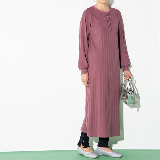 カットソーロングワンピース トールサイズ セシール Cecile カットソーロングワンピース トールサイズ セシール Cecile