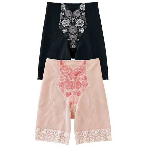 セットA (ブラック・スカロップシェル) 色違い2枚組