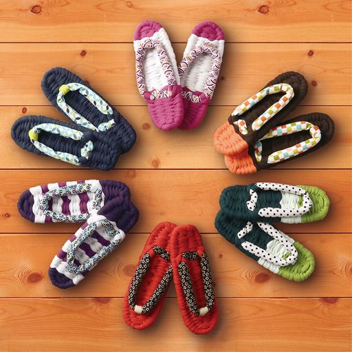 頒布 みんなで履こう はんなり色のやわらか布ぞうり セシール Cecile 頒布 みんなで履こう はんなり色のやわらか布ぞうり セシール Cecile