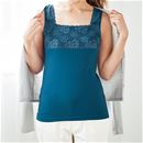 ストラップ留め付タンクトップ