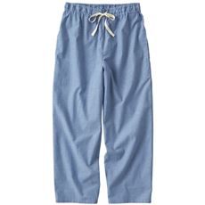 夏のコットン100%リラックスパンツ(8分丈)