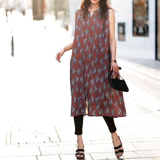 スキッパーシャツワンピース セシール Cecile