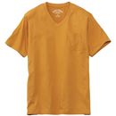 綿１００％ＶネックＴシャツ（半袖）