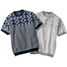 おすすめニットシャツ メンズ 通販 セシール Cecile