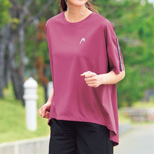 Head 半袖ゆるtシャツ 吸汗速乾 耐塩素 セシール Cecile