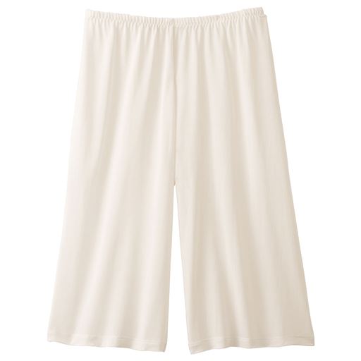 シルク100 キュロットペチコート セシール Cecile