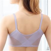 背中すっきりブラ 姿勢もすっきり フロントホック ソフトワイヤー入り フルカップ セシール Cecile 背中すっきりブラ 姿勢もすっきり フロントホック ソフトワイヤー入り フルカップ セシール Cecile