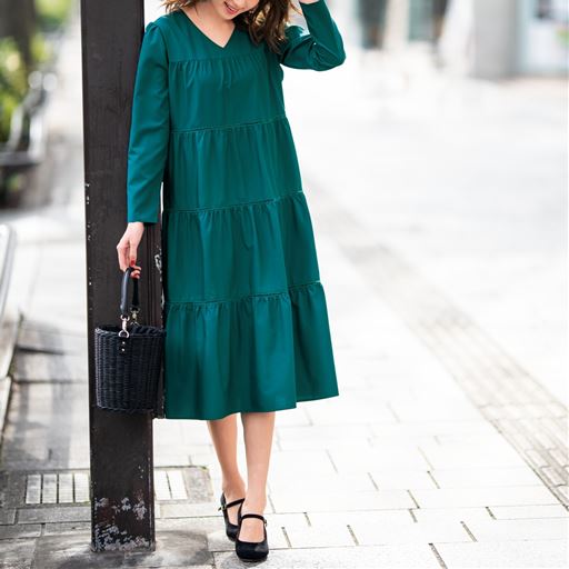 ティアードワンピース セシール Cecile