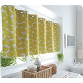 防炎1級遮光カフェカーテン セシール Cecile