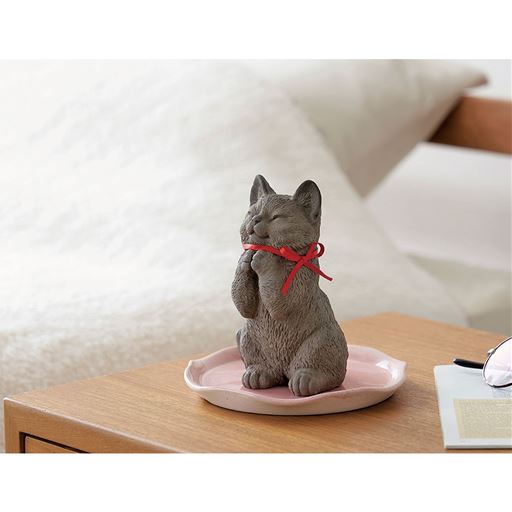 猫の素焼き加湿器 セシール Cecile