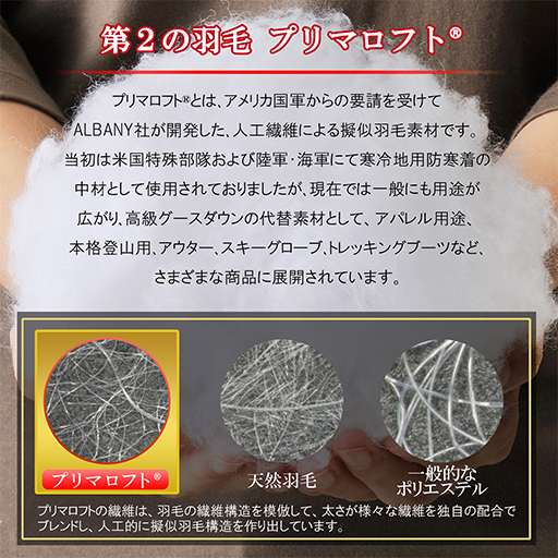 プリマロフト デュオ人工羽毛2枚合わせ掛け布団 セシール Cecile プリマロフト デュオ人工羽毛2枚合わせ掛け布団 セシール Cecile