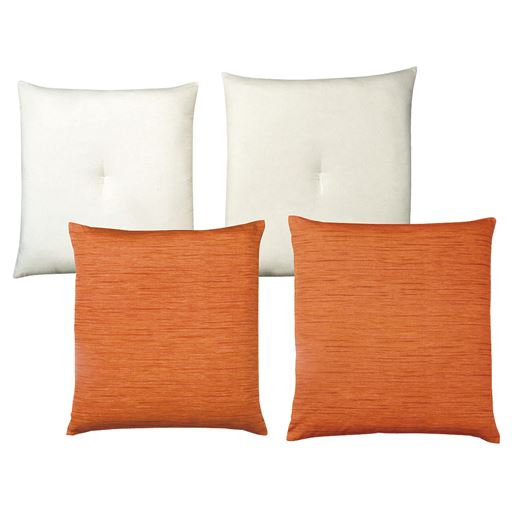 座布団 つむぎ調カバー付き セシール Cecile