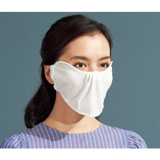 放熱吸汗ムレにくいuvマスク 同色2枚組 セシール Cecile 放熱吸汗ムレにくいuvマスク 同色2枚組 セシール Cecile