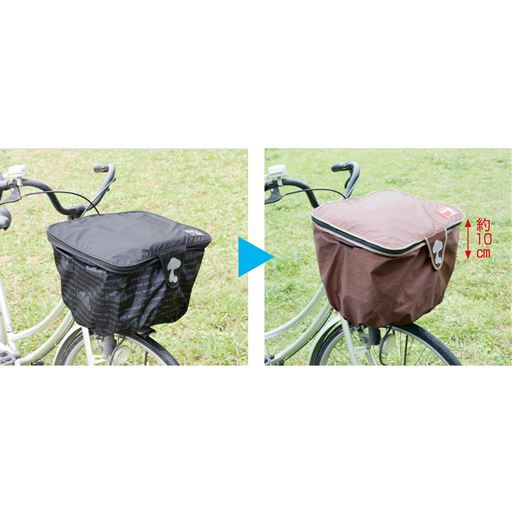 Snoopy スヌーピー 2段式自転車カゴカバー セシール Cecile Snoopy スヌーピー 2段式自転車カゴカバー セシール Cecile