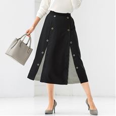 おすすめ前ボタンスカート 通販 セシール Cecile