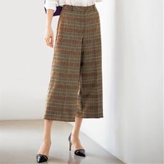 レディース パンツ チェック 通販 セシール Cecile