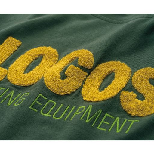 アウトドアからタウンまで活躍 ロゴ刺繍長袖tシャツ ロゴス セシール Cecile