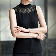 レディース タンクトップ タートルネック 通販 セシール Cecile