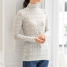 スマートヒートルーズネックTシャツ(静電気防止・吸湿発熱・吸汗速乾)