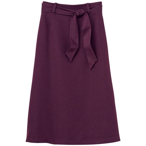 ウールライクaラインスカート 洗濯機ok セシール Cecile