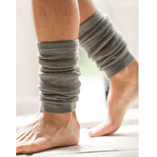 メンズ用レッグウォーマー 足首はもちろん伸ばせばひざまであったか セシール Cecile