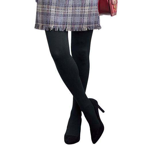 ゆったりタイツ 1デニール 抗菌防臭 ゴク楽レッグ セシール Cecile