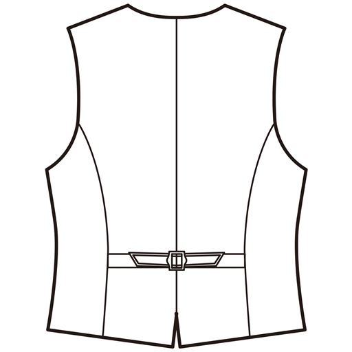 ウール混ベスト 4つボタン 事務服 洗濯機ok セシール Cecile ウール混ベスト 4つボタン 事務服 洗濯機ok セシール Cecile