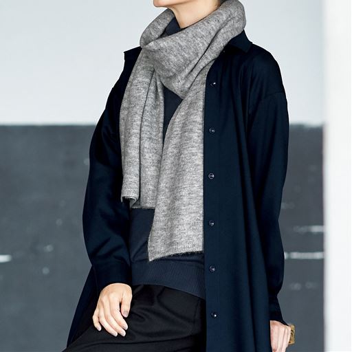 大判ブランケットニットストール セシール Cecile