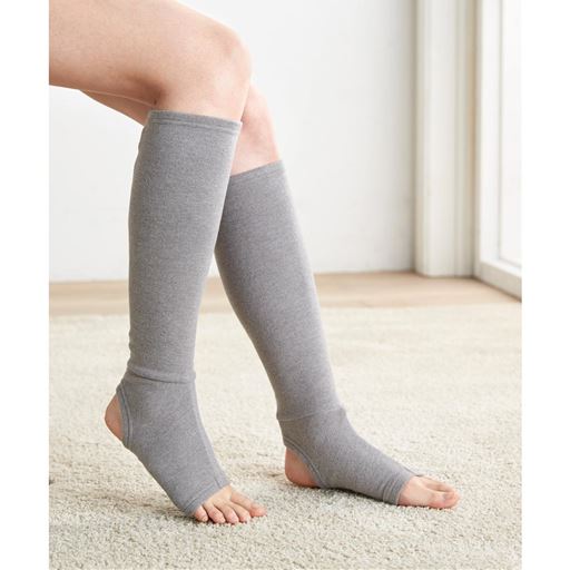 吸湿発熱レッグウォーマー セシール Cecile