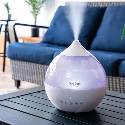 ハイブリッド加湿器デュードロップl セシール Cecile