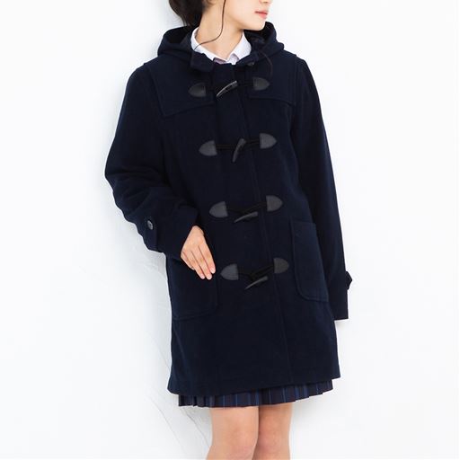 静電気防止機能付き 定番ダッフルコート スクール 制服 セシール Cecile