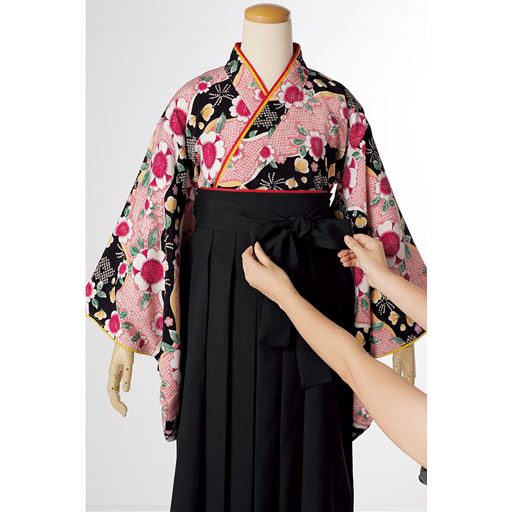 卒業式に 着付け簡単 袴セット セシール Cecile