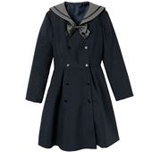 セーラーカラーワンピース 取り外せるリボン付き スクール 制服 セシール Cecile セーラーカラーワンピース 取り外せるリボン付き スクール 制服 セシール Cecile