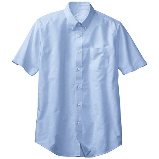 綿100 オックスフォードシャツ 半袖 セシール Cecile